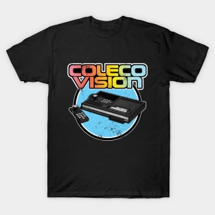 Colecovision Retro Home Gaming System 80's Vintage Distressed Look T-Shirt